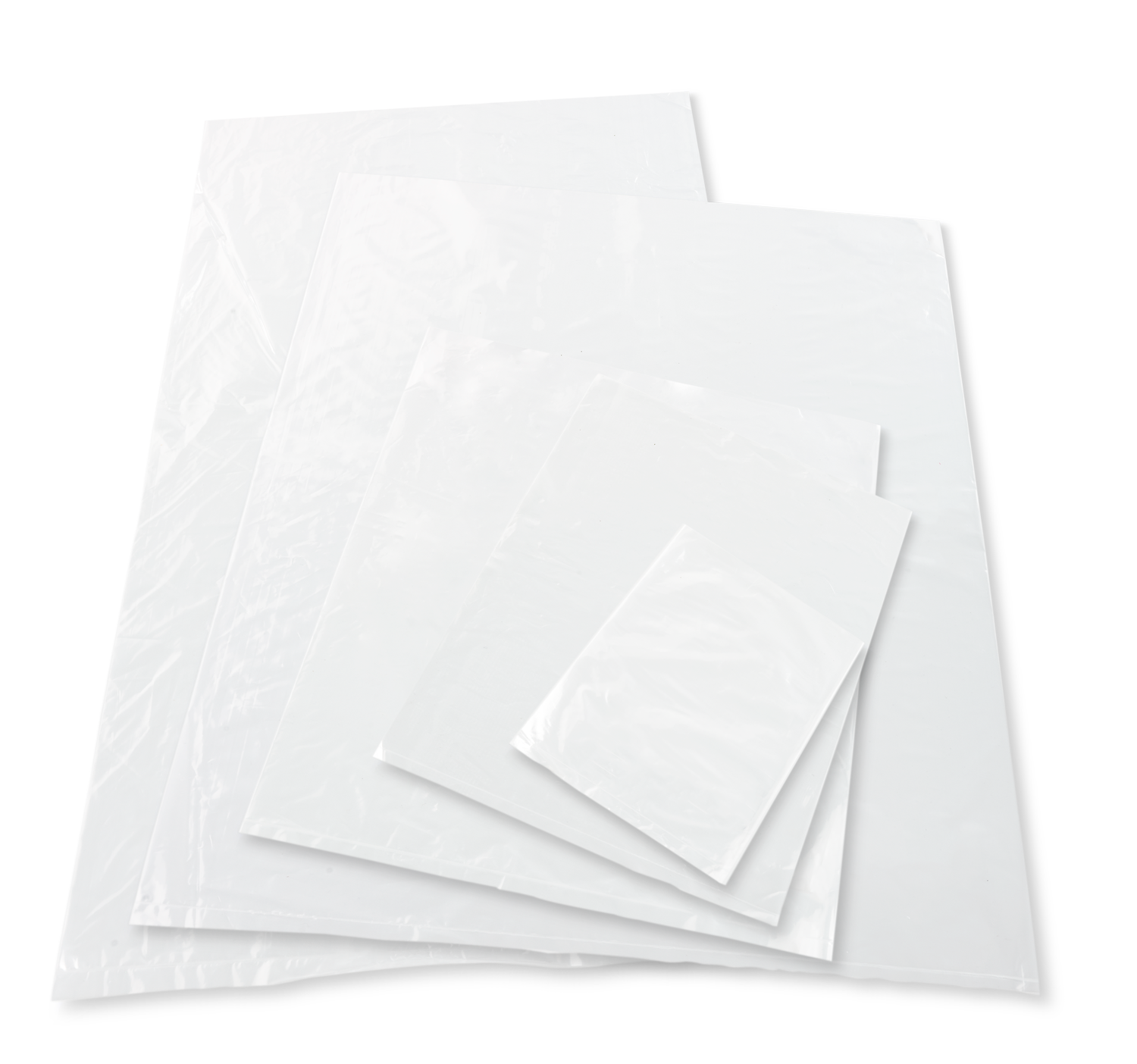 CLEAR LOW DENSITY FLAT POLY BAGS
