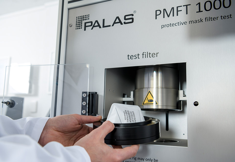 The PALAS machine provides fast quality control during the manufacture of product.