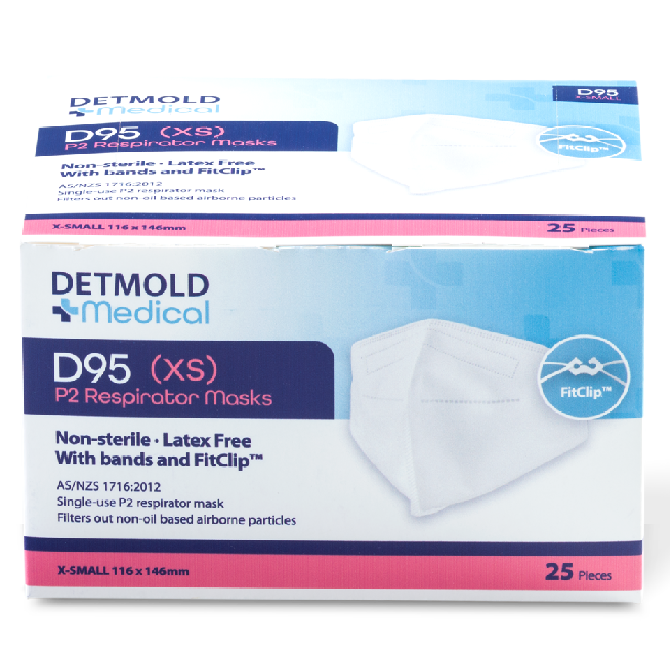 image of inner carton D95 P2 Respirator Extra Small D95 P2 Respirator